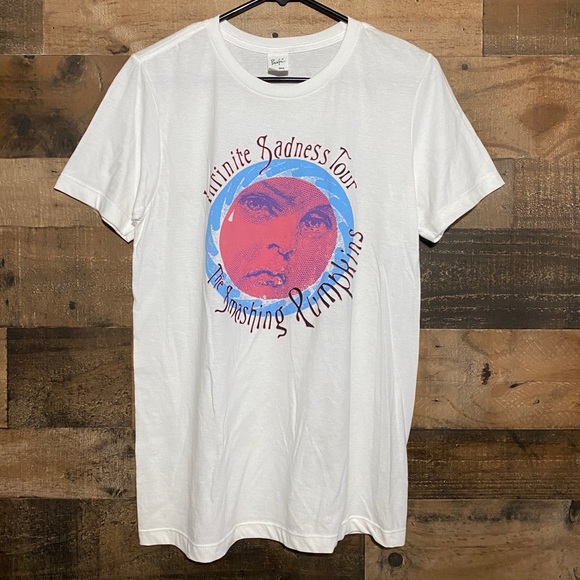 Tops - Smashing Pumpkins Infinite Sadness Tour T-Shirt Size Small